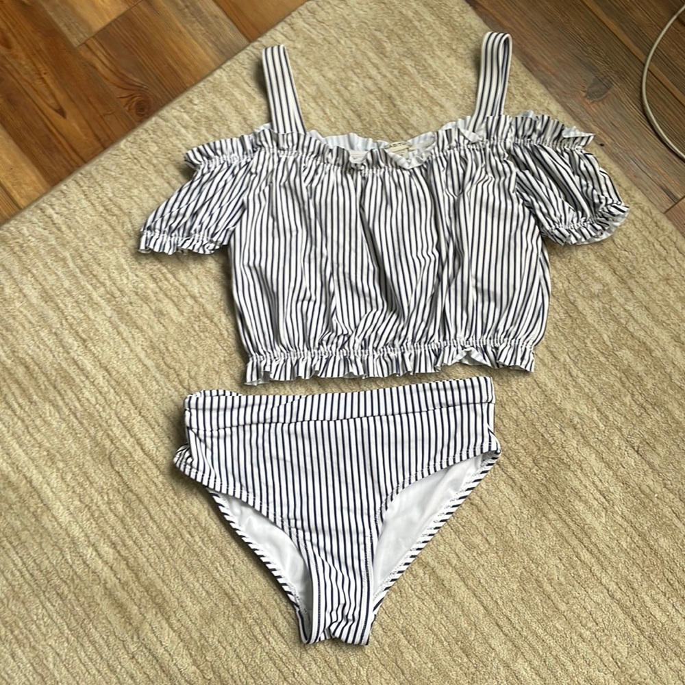 Habitual, girls size 12 two piece bathing suit, like new
